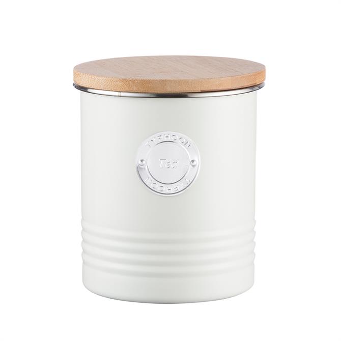 Typhoon Living Collection 1 Litre Storage Cannister Tea/Coffee/Sugar: Cream